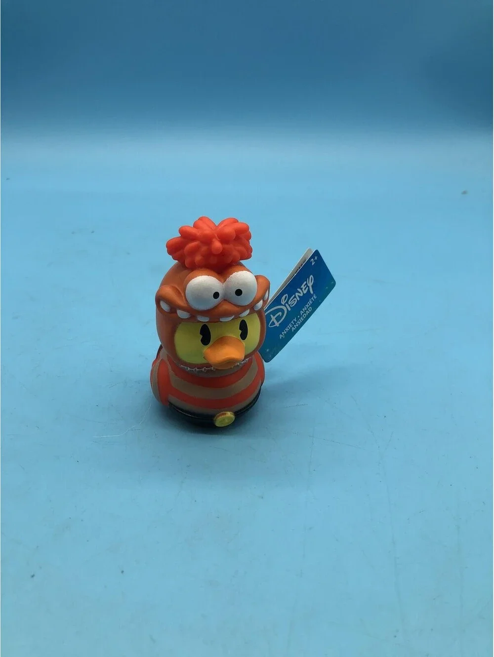 Just Play Disney Pixar Inside Out Anxiety Duck Figure Toy Orange New Loose